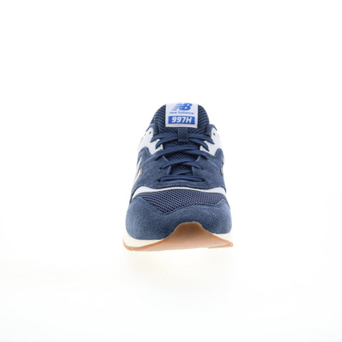 New Balance 997H CM997HTF Mens Blue Suede Lace Up Lifestyle Sneakers Shoes