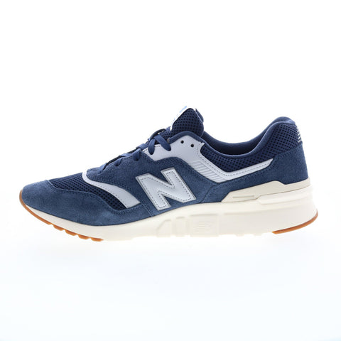 New Balance 997H CM997HTF Mens Blue Suede Lace Up Lifestyle Sneakers Shoes