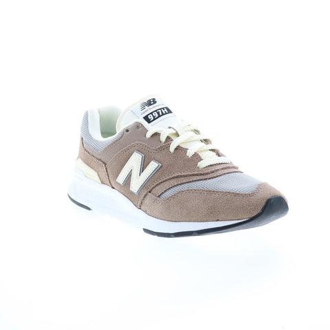 New Balance 997H CM997HVD Mens Brown Suede Lace Up Lifestyle Sneakers Shoes