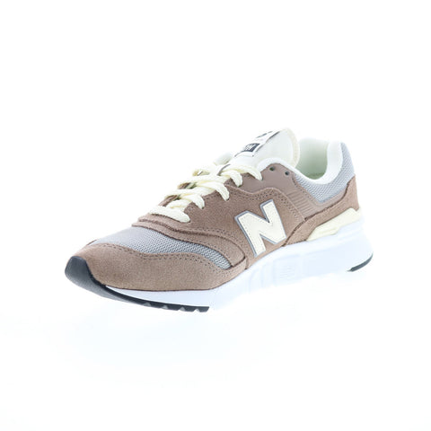 New Balance 997H CM997HVD Mens Brown Suede Lace Up Lifestyle Sneakers Shoes