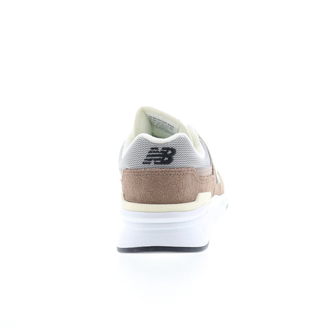 New Balance 997H CM997HVD Mens Brown Suede Lace Up Lifestyle Sneakers Shoes