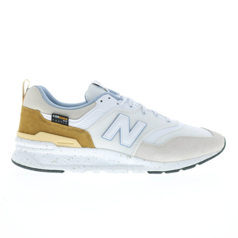 New Balance 997H CM997HWF Mens Beige Suede Lace Up Lifestyle Sneakers Shoes