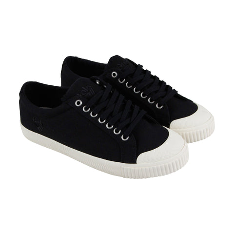 Gola Tiebreak CMA032 Mens Black Canvas Lace Up Lifestyle Sneakers Shoes