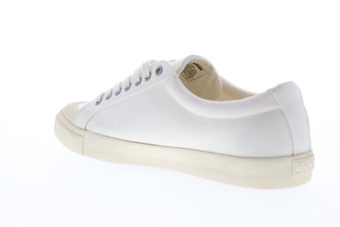 Gola Tiebreak Mens White Canvas Low top Lace Up Sneakers Shoes