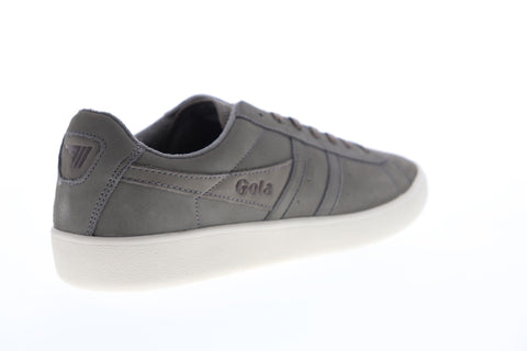 Gola Aztec Nubuck CMA046 Mens Gray Nubuck Leather Retro Lifestyle Sneakers Shoes