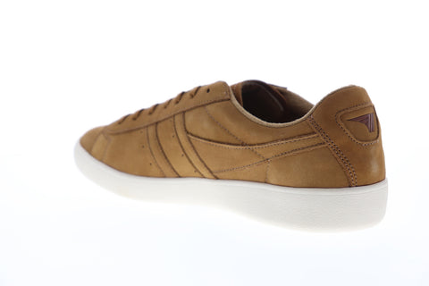 Gola Aztec Nubuck CMA046 Mens Brown Retro Low Top Lifestyle Sneakers Shoes