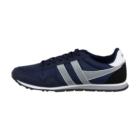 Gola Monaco CMA049 Mens Blue Canvas Lace Up Lifestyle Sneakers Shoes