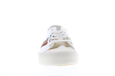 Gola Coaster Spectrum CMA144 Mens White Canvas Casual Lifestyle Sneakers Shoes
