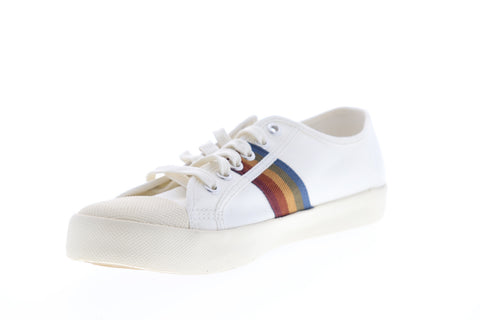 Gola Coaster Spectrum CMA144 Mens White Canvas Casual Lifestyle Sneakers Shoes