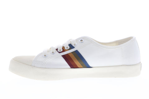 Gola Coaster Spectrum CMA144 Mens White Canvas Casual Lifestyle Sneakers Shoes
