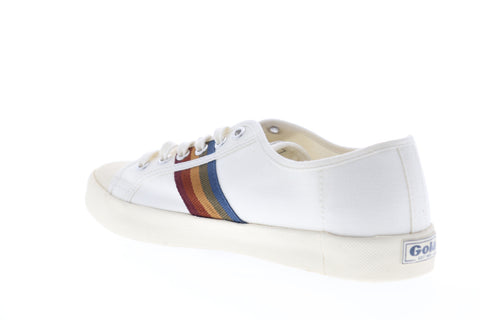 Gola Coaster Spectrum CMA144 Mens White Canvas Casual Lifestyle Sneakers Shoes