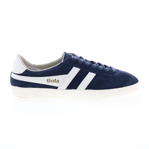 Gola Specialist CMA145 Mens Blue Suede Lace Up Lifestyle Sneakers Shoes
