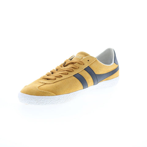 Gola Specialist CMA145 Mens Yellow Suede Lace Up Lifestyle Sneakers Shoes