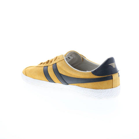 Gola Specialist CMA145 Mens Yellow Suede Lace Up Lifestyle Sneakers Shoes