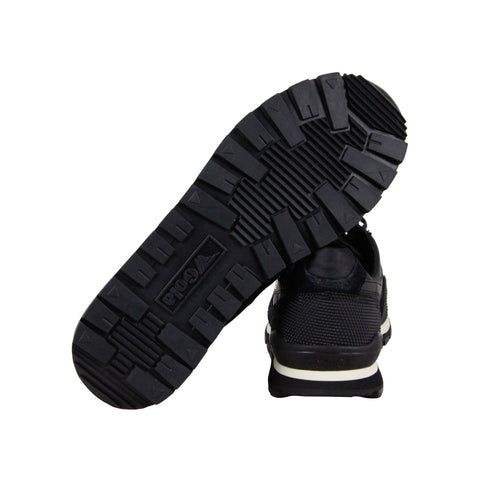 Gola Ridgerunner II CMA147 Mens Black Casual Lace Up Low Top Sneakers Shoes
