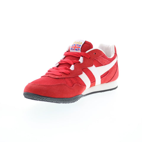 Gola Sprinter CMA149 Mens Red Synthetic Lace Up Lifestyle Sneakers Shoes