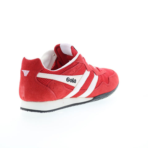 Gola Sprinter CMA149 Mens Red Synthetic Lace Up Lifestyle Sneakers Shoes
