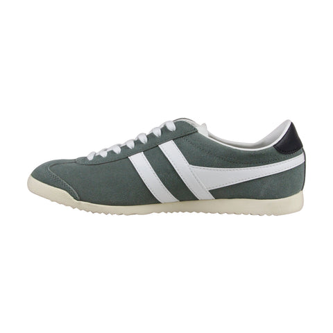 Gola Bullet CMA153 Mens Gray Suede Retro Low Top Lifestyle Sneakers Shoes