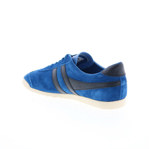 Gola Bullet Suede CMA153 Mens Blue Suede Lace Up Lifestyle Sneakers Shoes