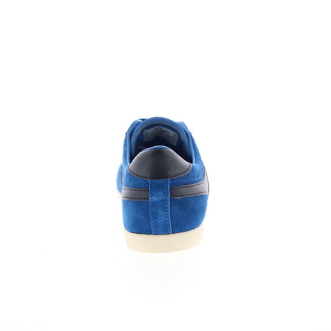 Gola Bullet Suede CMA153 Mens Blue Suede Lace Up Lifestyle Sneakers Shoes