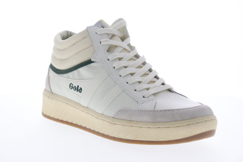 Gola Championship High CMA164 Mens White Leather Lifestyle Sneakers Shoes