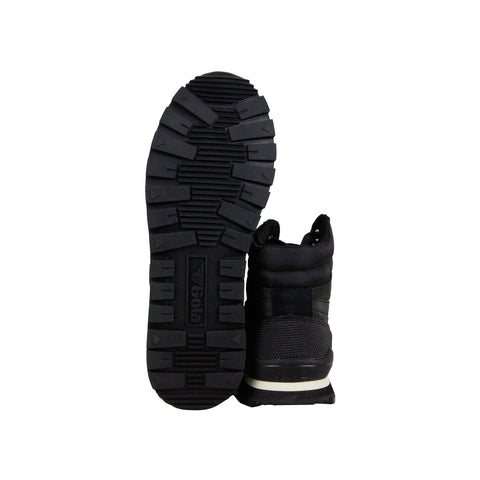 Gola Ridgerunner High II CMA170 Mens Black Retro Lace Up High Top Sneakers Shoes