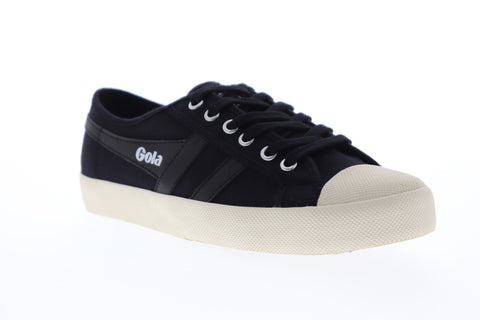 Gola Coaster CMA174 Mens Black Canvas Retro Lace Up Lifestyle Sneakers Shoes