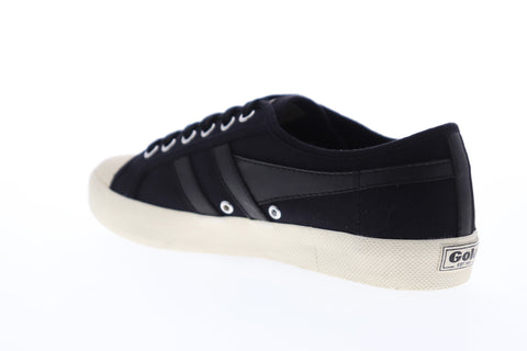 Gola Coaster CMA174 Mens Black Canvas Retro Lace Up Lifestyle Sneakers Shoes