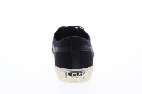 Gola Coaster CMA174 Mens Black Canvas Retro Lace Up Lifestyle Sneakers Shoes
