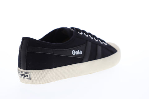 Gola Coaster CMA174 Mens Black Canvas Retro Lace Up Lifestyle Sneakers Shoes