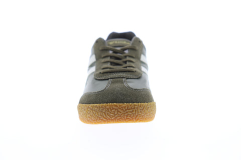 Gola Harrier Nylon CMA176 Mens Green Low Top Lace Up Lifestyle Sneakers Shoes