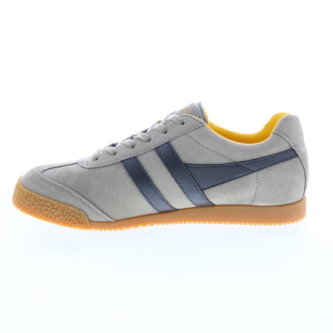 Gola Harrier Suede CMA192 Mens Gray Suede Lace Up Lifestyle Sneakers Shoes
