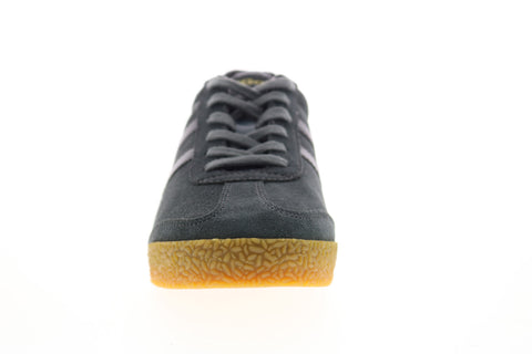 Gola Harrier Suede CMA192 Mens Blue Lace Up Lifestyle Sneakers Shoes
