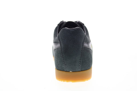 Gola Harrier Suede CMA192 Mens Blue Lace Up Lifestyle Sneakers Shoes