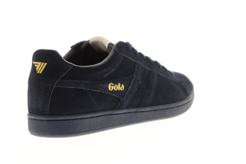 Gola Harrier Suede CMA192 Mens Blue Retro Lace Up Lifestyle Sneakers Shoes