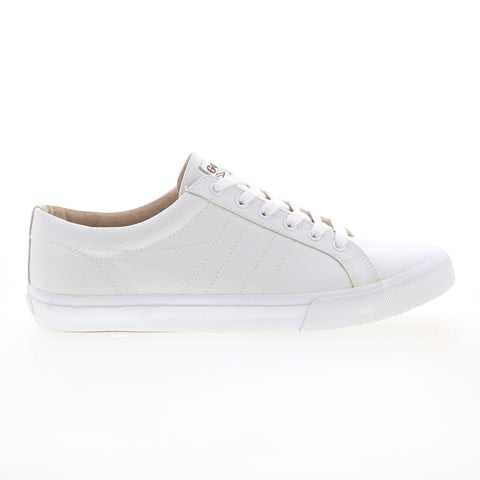 Gola Vantage CMA206 Mens White Leather Lace Up Lifestyle Sneakers Shoes