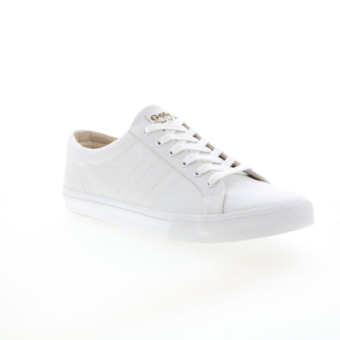 Gola Vantage CMA206 Mens White Leather Lace Up Lifestyle Sneakers Shoes