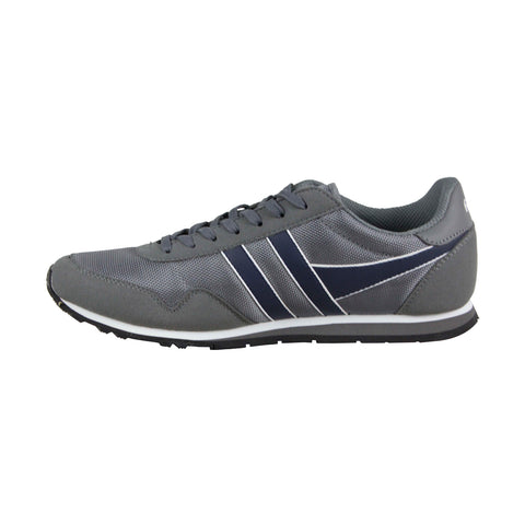 Gola Monaco Ballistic CMA216 Mens Gray Retro Low Top Lifestyle Sneakers Shoes