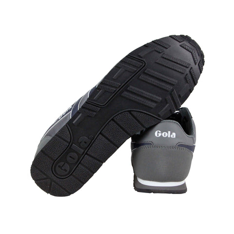 Gola Monaco Ballistic CMA216 Mens Gray Retro Low Top Lifestyle Sneakers Shoes