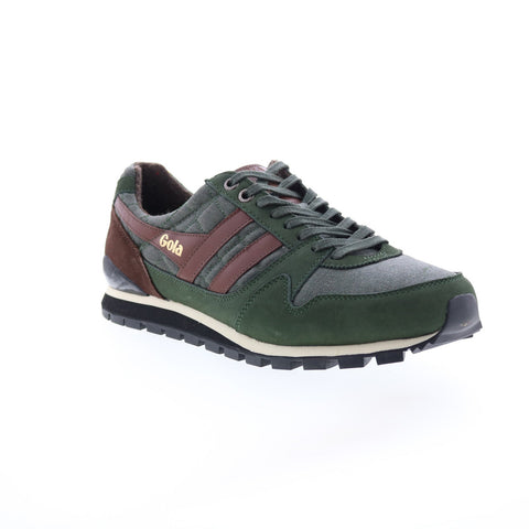 Gola Ridgerunner Country Club CMA222 Mens Green Lifestyle Sneakers Shoes
