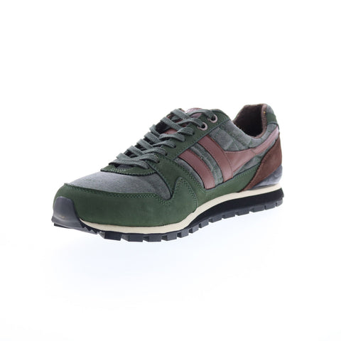 Gola Ridgerunner Country Club CMA222 Mens Green Lifestyle Sneakers Shoes