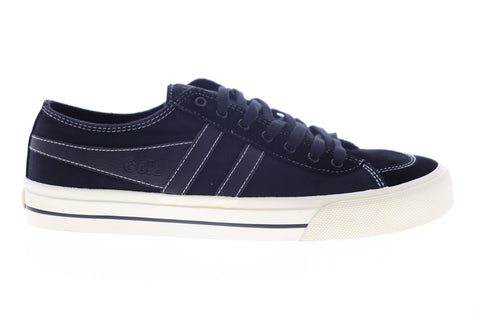 Gola Quota II Luke CMA260 Mens Black Canvas Lace Up Lifestyle Sneakers Shoes