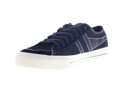 Gola Quota II Luke CMA260 Mens Black Canvas Lace Up Lifestyle Sneakers Shoes