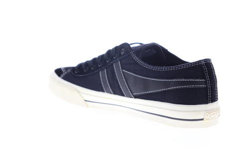 Gola Quota II Luke CMA260 Mens Black Canvas Lace Up Lifestyle Sneakers Shoes