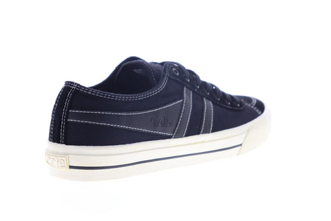 Gola Quota II Luke CMA260 Mens Black Canvas Lace Up Lifestyle Sneakers Shoes