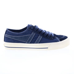 Gola Quota II Luke CMA260 Mens Blue Canvas Lace Up Lifestyle Sneakers Shoes