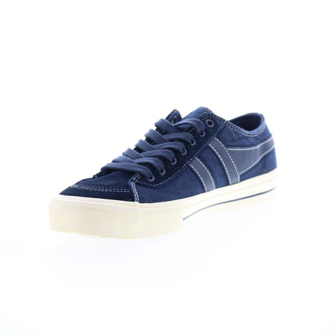 Gola Quota II Luke CMA260 Mens Blue Canvas Lace Up Lifestyle Sneakers Shoes
