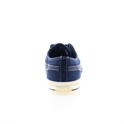 Gola Quota II Luke CMA260 Mens Blue Canvas Lace Up Lifestyle Sneakers Shoes