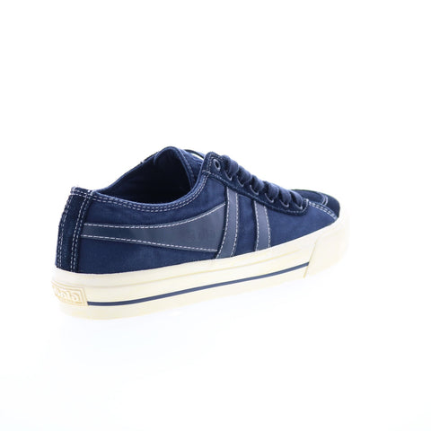 Gola Quota II Luke CMA260 Mens Blue Canvas Lace Up Lifestyle Sneakers Shoes