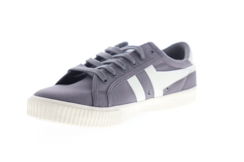 Gola Tennis Mark Cox CMA280 Mens Gray Canvas Lace Up Lifestyle Sneakers Shoes